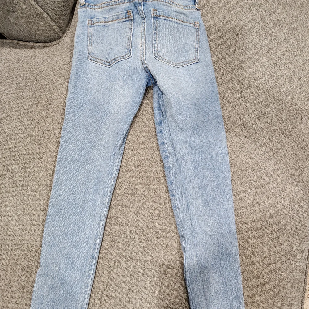 Cat & Jack Light Blue Skinny Jeans with Fun Patches - Picture 2 of 3